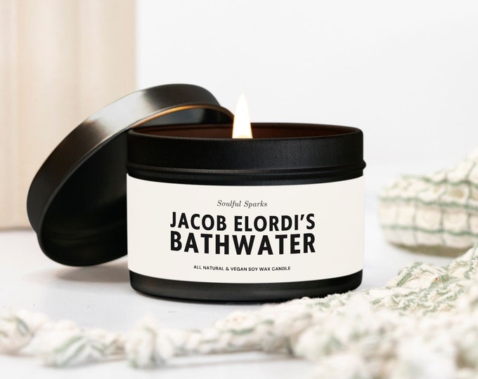 Jacob Elordi's Bath Water Candle, Funny Candle, Celebrity Candle, Scented Soy Candle