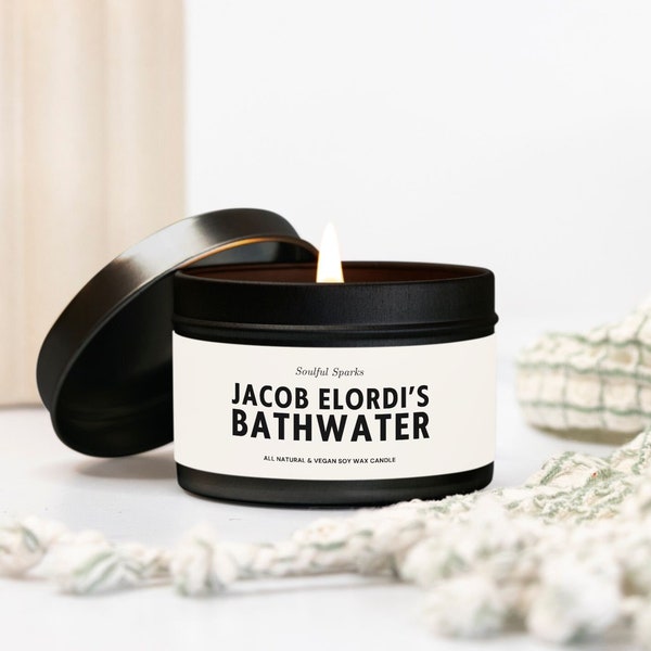 Jacob Elordi's Bath Water Candle, Funny Candle, Celebrity Candle, Scented Soy Candle