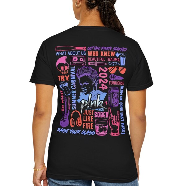 Pink Summer Carnival Tee - Perfect for Pink Fans and Music Festivals