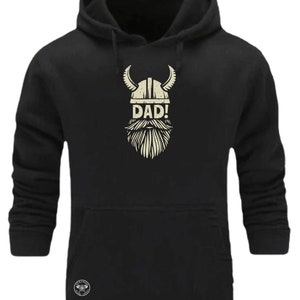 Dad Hoodie Vikings Clothing Father&#39;s Day Daddy Old Man Beard Pagan Thor Odin Northmen Nordic Norse Helmet Birthday Gift Men Sweatshirt Top