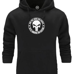 Warrior Skull Hoodie Vikings Clothing Victory Or Valhalla God Will Judge Our Enemies We&#39;ll Arrange Our Meeting Odin Gift Men Sweatshirt Top