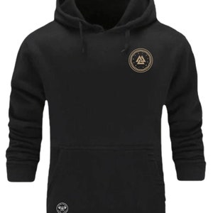 Odin Shield Hoodie Small Vikings Clothing Victory Or Valhalla Pagan Warrior Ragnarok Thor Odin Northmen Nordic Norse Gift Men Sweatshirt Top