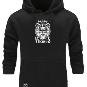 Nordic Vikings Hoodie Vikings Clothing Victory Or Valhalla Pagan Born To Be Warrior Thor Odin Northmen Nordic Norse Gift Men Sweatshirt Top