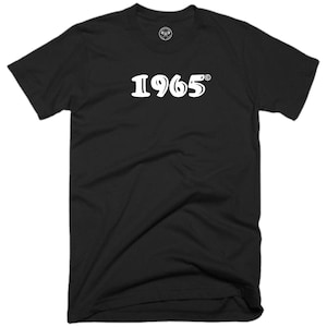 1965 T Shirt Birthday Clothing 60th Birthday 60 Years Old Legend Born in 1965 Classic Vintage Retro Northmen Vikings Funny Joke Gift Tee Top