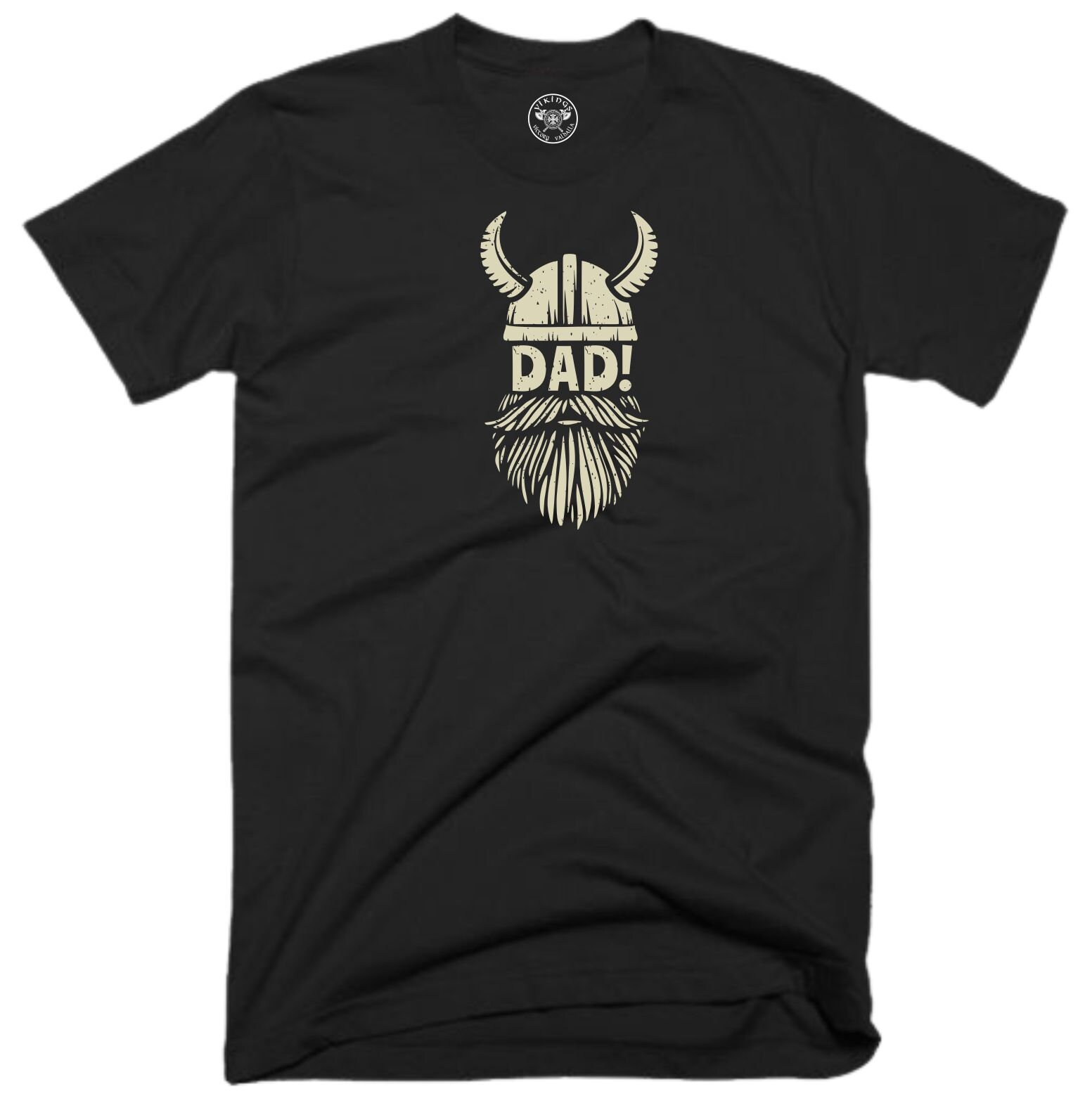 Dad T Shirt Vikings Clothing Father's Day Daddy Old Man Beard Pagan Warrior Thor Odin Northmen Nordic Norse Helmet Birthday Gift Men Tee Top