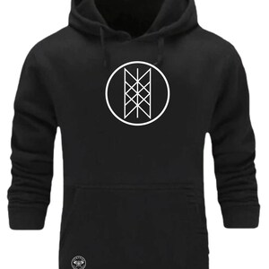 Web of Wyrd Hoodie Vikings Clothing Victory Or Valhalla Pagan Warrior Ragnarok Thor Northmen Norse Matrix of Fate Gift Men Sweatshirt Top