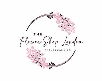 Logo Design | Custom Logo Design | Flower Design | Unique Logo Design | Watercolor Logo | 100% Copyrights to the buyers