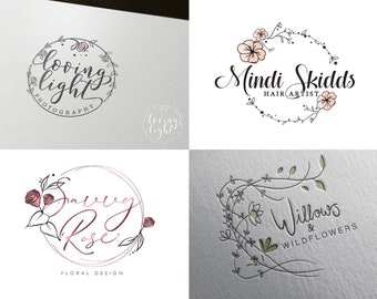 Logo Design | Floral Logo | Shop logo | Lash Logo | Custom Business Logo | Shop Logo Design | 100% Copyright to buyers