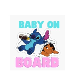 Znak Lilo i Stitch „Baby on Board”