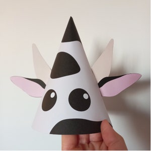 Little Cow Party Hat, Printable PDF, Do It Yourself - Etsy