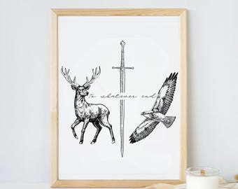 To Whatever End Throne of Glass Print