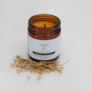 Heavenly Honeysuckle Organic Beeswax Candle