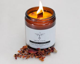 Vela de cera de abejas orgánica Rose Thorn