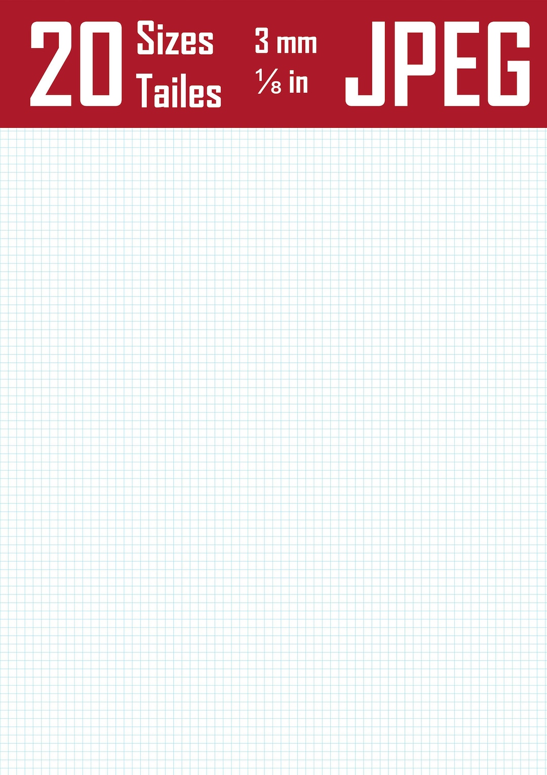 Quadruled Graph Paper Digital Graph Paper Graph Paper Grid Etsy