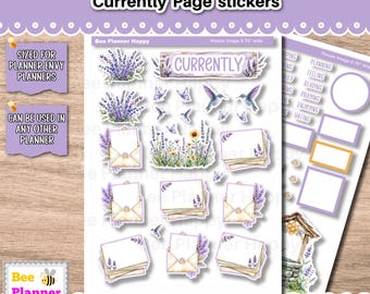 Pegatinas imprimibles para agenda Envy ~ Sueños de lavanda de mayo