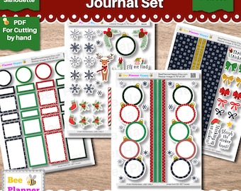 Christmas Sticker Hunt ~ Dutch Door Journal Printable Stickers