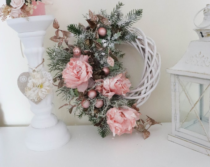 Christmas wreath, fir wreath, door wreath, berry wreath, Christmas wreath, winter wreath, decorative wreath, Advent wreath, door decoration, Christmas decoration,