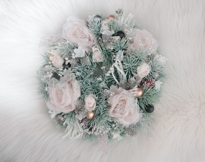 Christmas wreath, fir wreath, door wreath, berry wreath, Christmas wreath, winter wreath, decorative wreath, Advent wreath, door decoration, Christmas decoration,