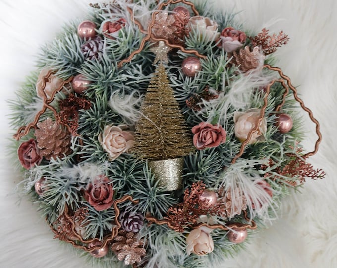 Christmas wreath, fir wreath, door wreath, berry wreath, Christmas wreath, winter wreath, decorative wreath, Advent wreath, door decoration, Christmas decoration,