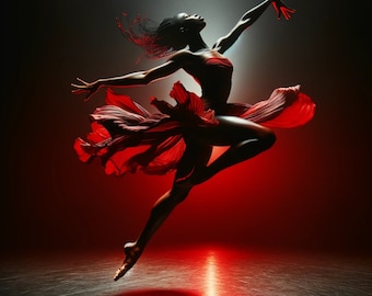 African Dancer Silhouette 1 - Etsy