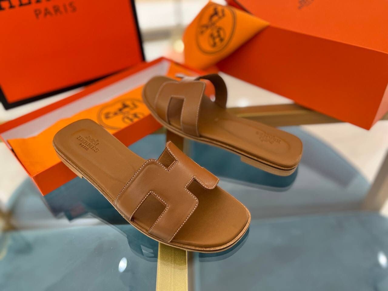Hermes slippers - Etsy België