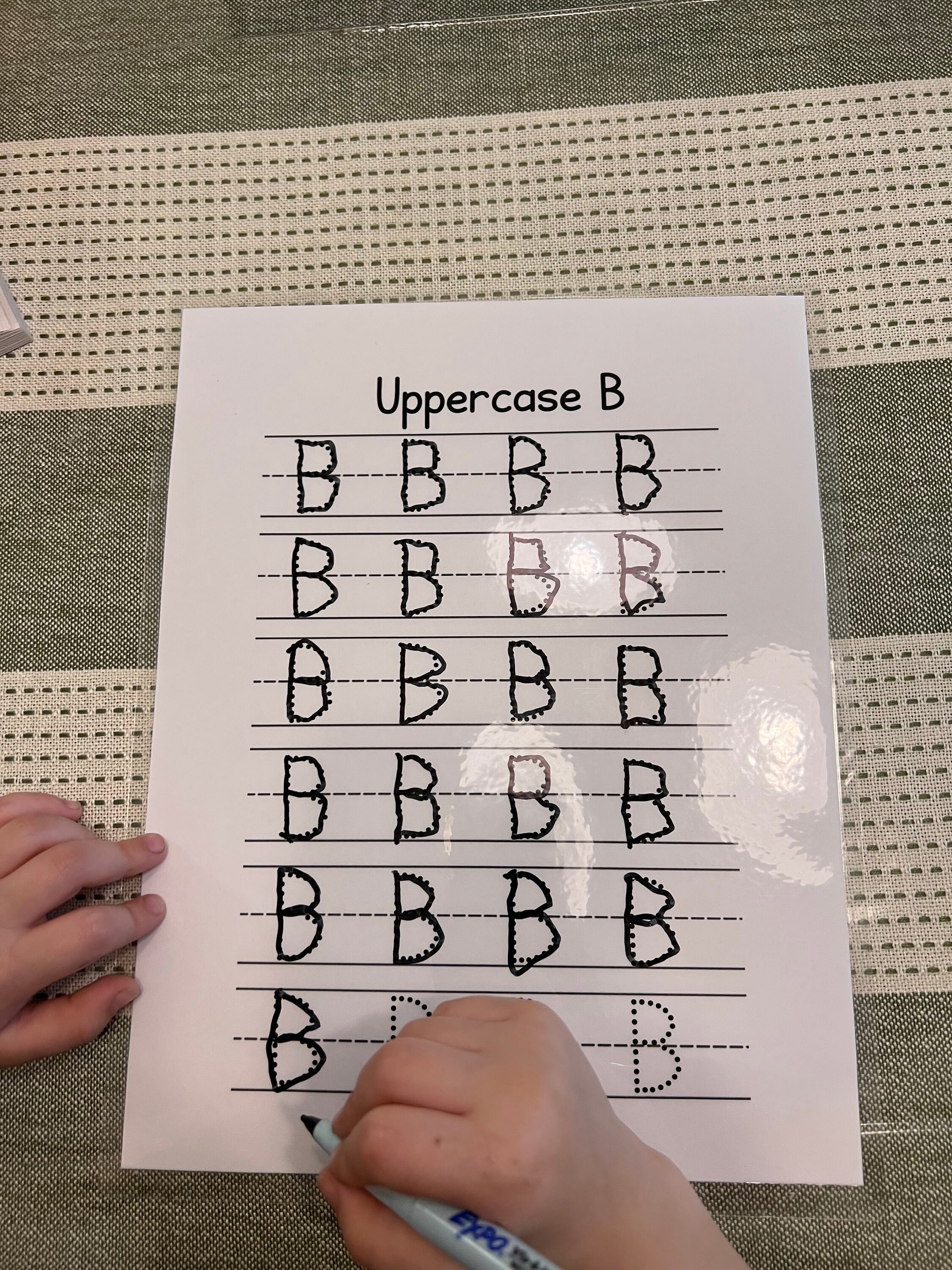 Alphabet Tracing Drills Worksheet for Preschool, Pre-k, and ...