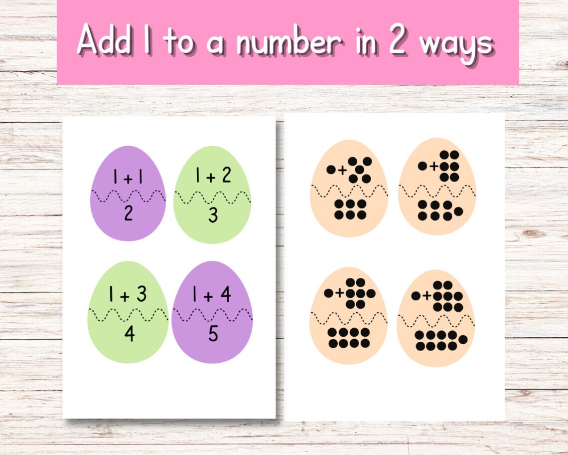 Easter Egg Math Matching Activity for Preschool, Pre-k, and ...