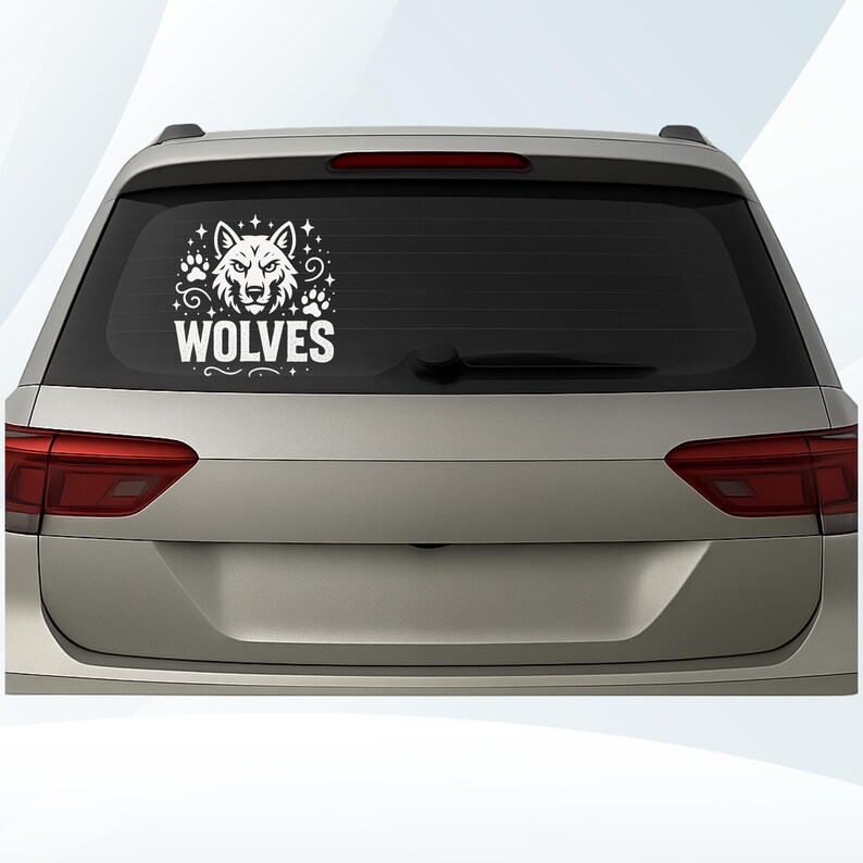 Distressed Wolves Mascot Logo PNG: School Spirit Graphic (digital ...