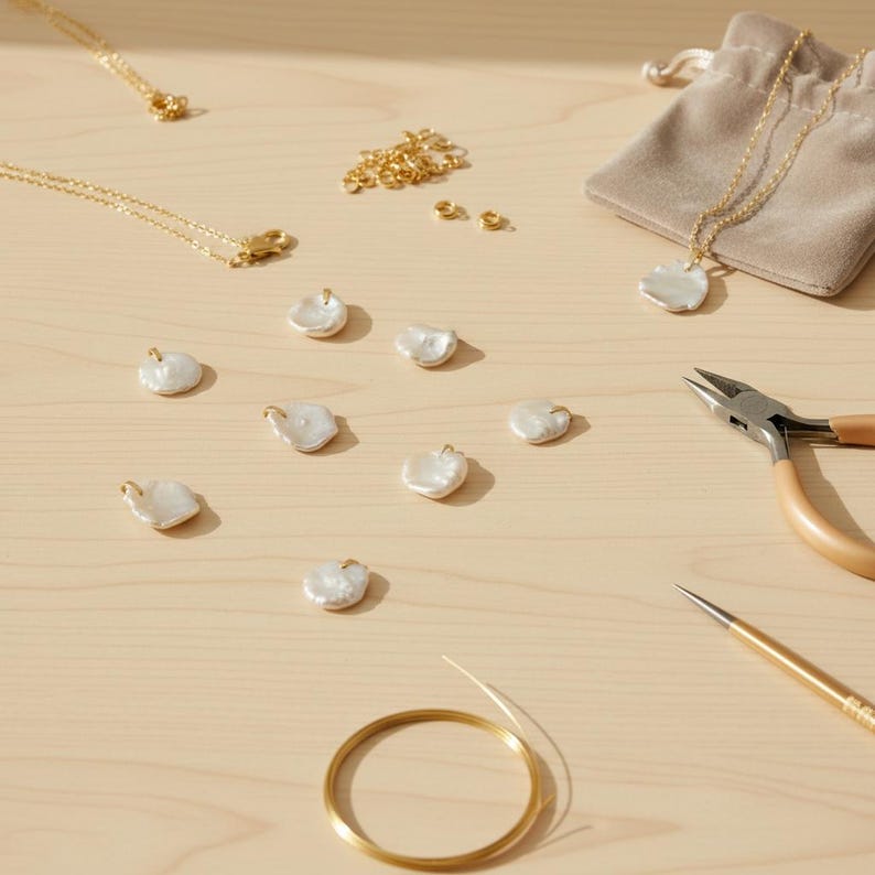 iBijoux keshi pearl necklace, pendant, pearl jewelry, baroque pearl, gold necklace, jewelry, freshwater pearl, women's jewelry, keshi pearl, gold pendant, gift for her, modern necklace, wedding gift, keshi pearl, irregular pearl, unique pendant, coastal jewelry, natural stone, freshwater pearl, layering necklace, minimalist gift, organic jewelry, pearl necklace, unique gift, gold keshi, baroque pearl supplies for making jewellery