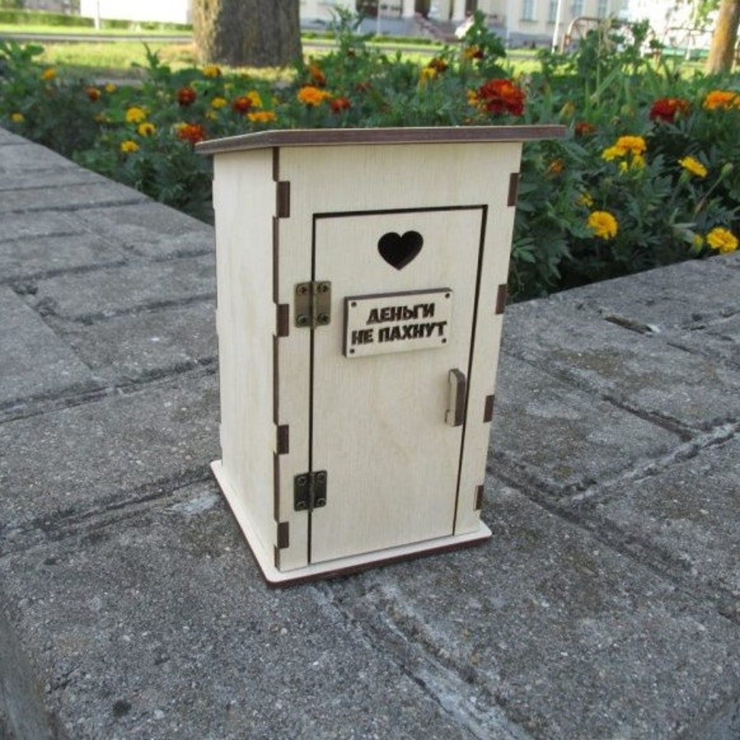 Toilet Money Box Laser / Cnc / Xtool Digital File ONLY Etsy