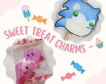Sweet Treat Acrylic Charms - Video Game Keychains
