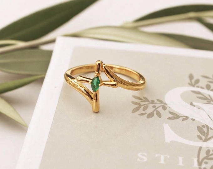 Gold Birthstone Cross Ring • Free Fast Shipping • Beautiful Gift For Her