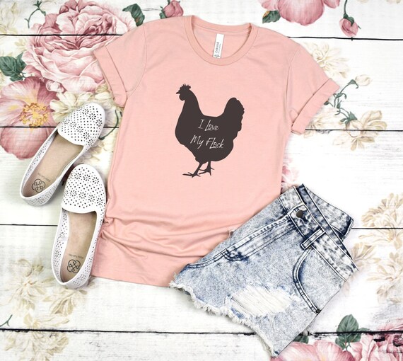 Flock Chicken Boss T-Shirt. Chicken Gift For Men And Women Flock Chicken Boss T-Shirt. Chicken Gift For Men And Women