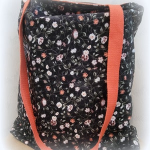 Market Tote Grocery Bag Floral Bag Reusable