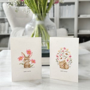 Cartes à imprimer, cartes de voeux, jolies cartes de Pâques, cartes A6, impression à la maison, cartes numériques, téléchargement immédiat, cartes par Sannadorable image 5