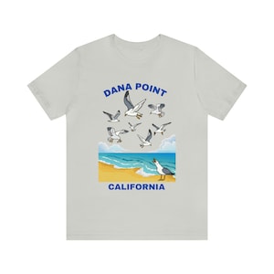 Dana Point California Gulls Unisex Jersey Short Sleeve Tee Updated Vintage Shirt