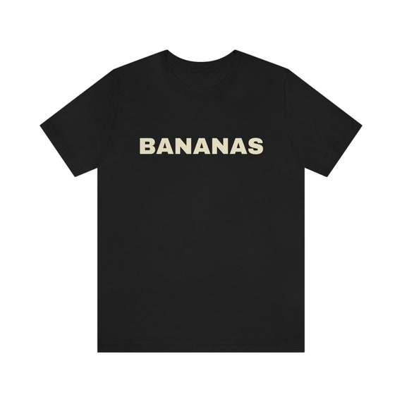 Bananas Unisex Jersey| Short Sleeve Tee |custom photo shirt| shirt printing |picture shirts| custom shirt for him |photo printing shirt