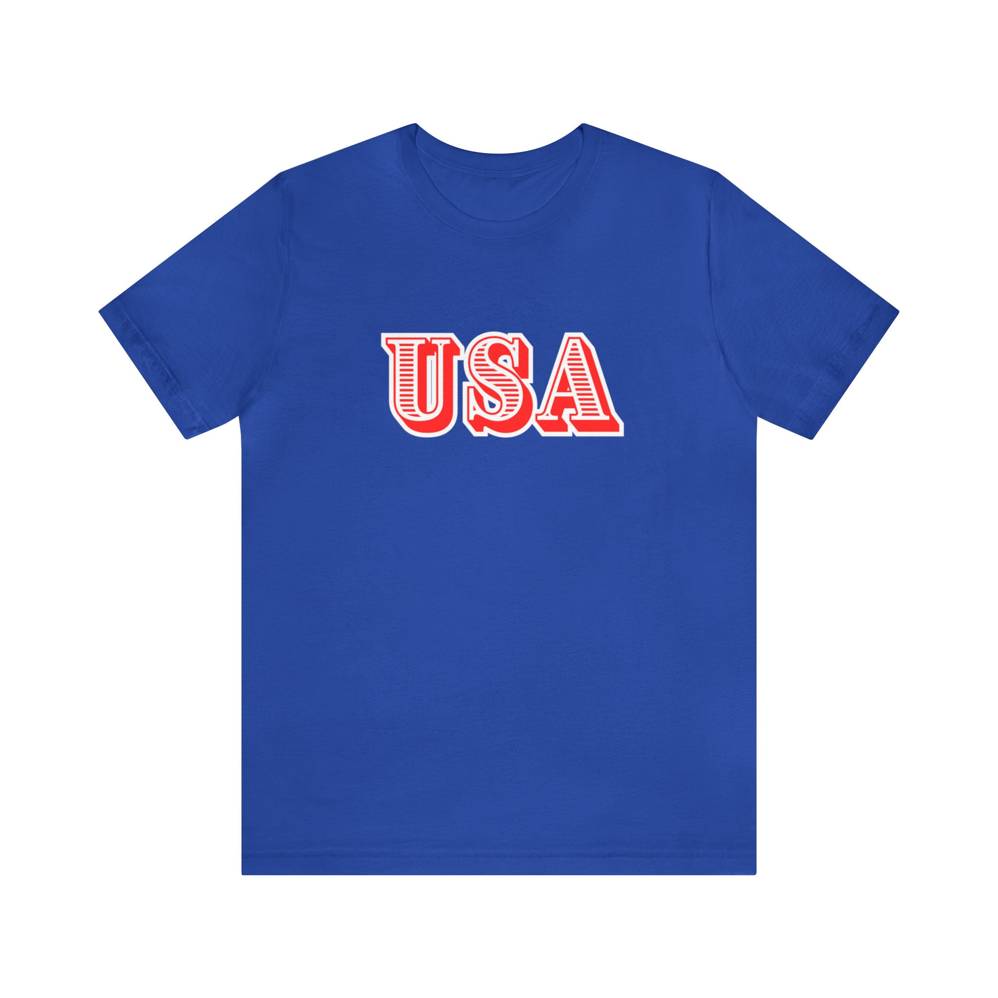 USA Unisex Jersey Short Sleeve Tee Navy Heather Royal Blue Vintage Team USA |Freedom| Independence Day| July 4th| Summer Mockup|