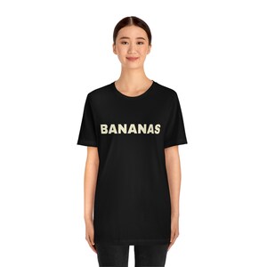 Bananas Unisex Jersey| Short Sleeve Tee |custom photo shirt| shirt printing |picture shirts| custom shirt for him |photo printing shirt image 3