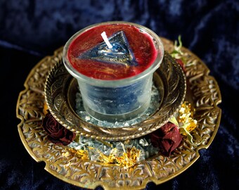All seeing eye candle