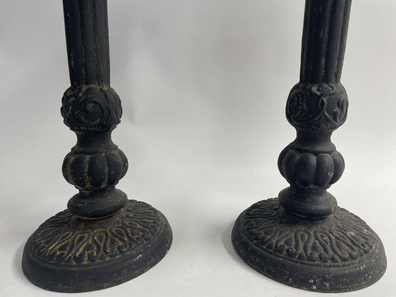 Vintage Cast Iron Candlestick Holder 20 Etsy