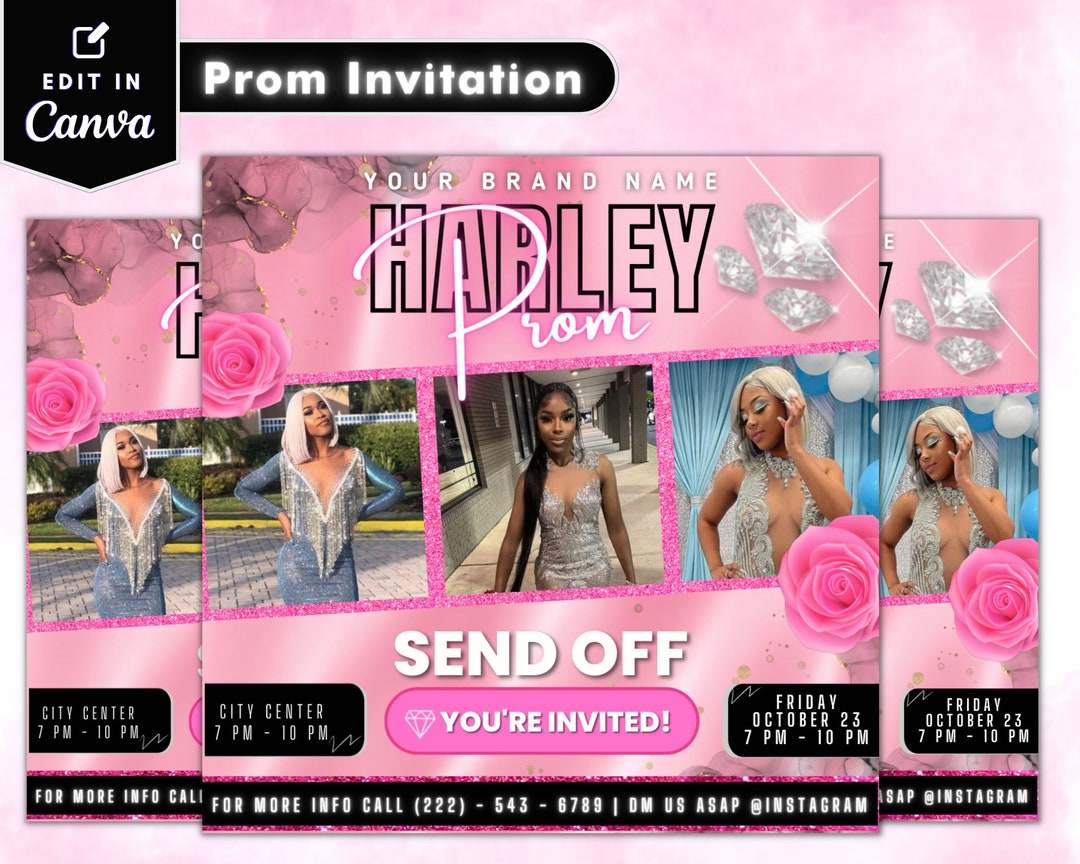 Prom Send Off Prom Invitation Prom Send off Invitation Prom - Etsy
