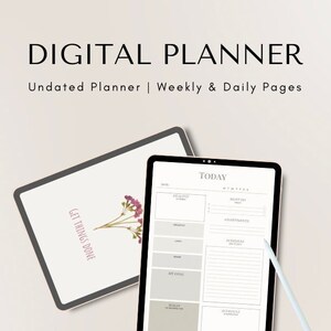 Daily and Weekly Digital Planner