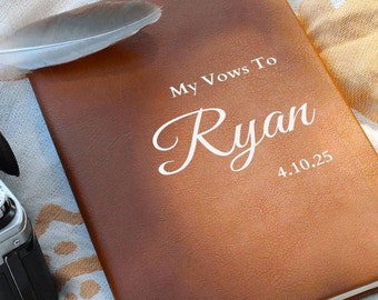 Vow Books, Wedding Vow Books, Custom Wedding Vow Books, Her Vows, His Vows, Vow Books for Her, Vow Books for Him, Groom and Bride Vow Books