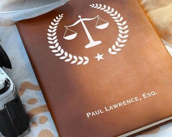 Personalized Lawyer Gift, Law School Student, Lawyer Journal, Law Student, Custom Lawyer Gift, Passed the Bar Gift, Lawyer Journal, Attorney