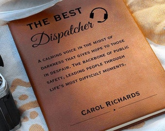 El mejor diario del despachador: regalo para el despachador del 911, regalos de despachador, regalo de jubilación del despachador, despachador de emergencia, regalo de agradecimiento
