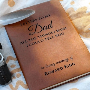 Cartas a mi papá: diario de duelo: regalo por la pérdida de un papá, regalo conmemorativo para papá, regalo de condolencias para niños, regalo de condolencias por la pérdida de un padre, regalo de duelo