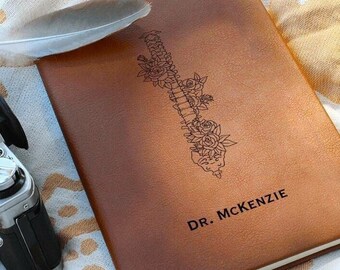 Diario de quiropráctica personalizado, Bloc de notas de quiropráctico, Regalo de quiropráctico para quiropráctico, Decoración quiropráctica, Regalo de graduación de quiropráctico