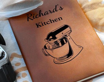 Regalo da panettiere personalizzato, regalo personalizzato per la mamma, quaderno di cucina, libro di ricette personalizzato, libro di cottura, diario dello chef, quaderno da cucina, festa della mamma