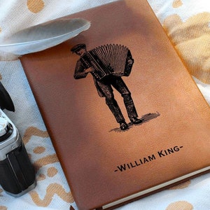 Personalized Accordion Gift - Accordion Journal, Accordion Player Gift, Accordion Gift For Men, Accordion Player, Accordion Instrument